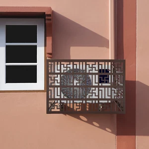 For Air Conditioner Outdoor Privacy Fence Panel Aluminium Alloy Privacy Cover - Picture 1 of 17