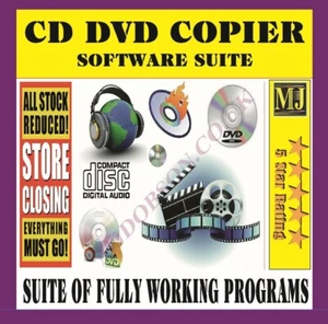 CD/DVD Burning Studio CD/DVD Burns CDs DVD Full Burning Suite USB - Afbeelding 1 van 8