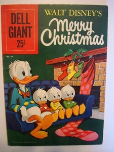 Walt Disney's MERRY CHRISTMAS - Dell Giant #39 1960 Uncle Scrooge Donald Duck - Picture 1 of 14
