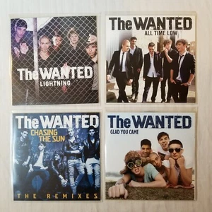 The Wanted Group CD Single All Time Low Chasing The Sun Glad You Came Lightning - Picture 1 of 10