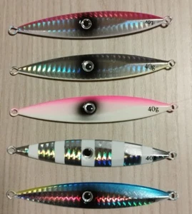 METAL JIG MINNOW ARTIFICIALE SPINNING PESCA MARE 40 GR/5 colori - Imagen 1 de 22