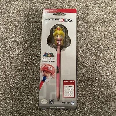 Super Mario Nintendo 3DS Bobble Acción Bobblehead Stylus Bebé Princesa Melocotón Nuevo Foto 1 de 3
