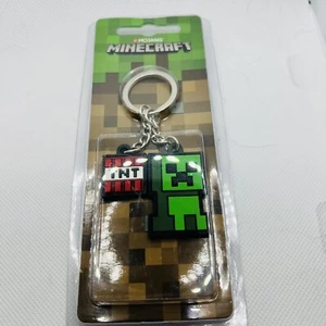 Minecraft Creeper TNT PVC Keyring - Picture 1 of 5