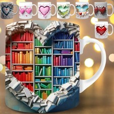 Ceramics 3D Magic Valentine‘s Day Mug 3D Tea Cup New Coffee Mug  Lovers