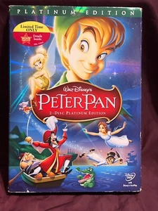 Walt Disney's Peter Pan Platinum Edition 2-Disc Pre-Owned - Foto 1 di 2