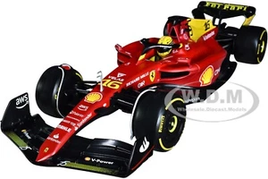 FERRARI F1-75 #16 LECLERC FORMULA ONE F1 ITALIAN GP (2022) 1/18 BBURAGO 16811 CL - Picture 1 of 6