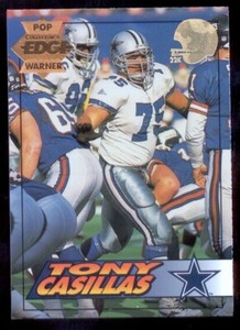 1994 CE Pop Warner TONY CASILLAS Dallas Cowboys 22K Gold Insert Card