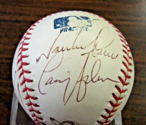 Autographed Phillies MLB Baseball Harry Kalas & Jim Fregosi, Tommy Green +more - Picture 1 of 5