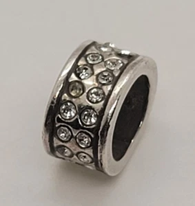 Brighton Spacer Charm Bead With Swarovski Crystals  - Picture 1 of 1