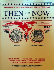 Programa Auburn NY All American Bicentennial Then and Now 1976 - Imagen 1 de 3