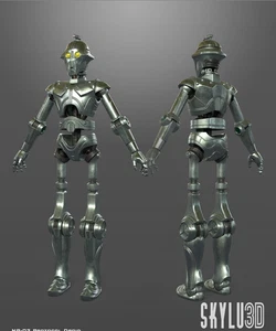 NR-02 Protocol Droid for 3.75 in & 6 in Figure Diorama (1:18 & 1:12 ) - Picture 1 of 1