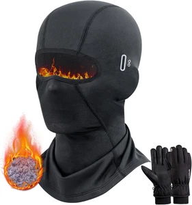 Set Da Sci Invernale, Passamontagna Invernale Termico + Guanti Termici Invernali - Foto 1 di 12