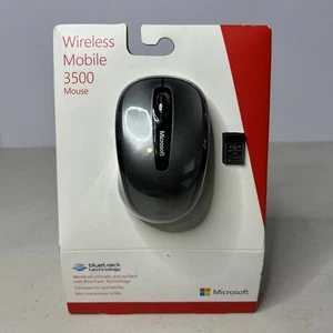 Microsoft Wireless Mobile Mouse 3500 Grau USB Nano Empfänger BlueTrack Technologie - Bild 1 von 5