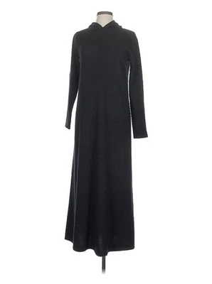 Vtg Lauren Ralph Lauren Maxi Sweater Dress Merino Wool Cashmere Angora L Hooded - Image 1 of 4