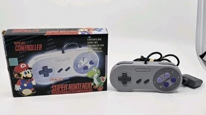 Controlador Super Nintendo SNES OEM con caja original probado funciona - Imagen 1 de 6