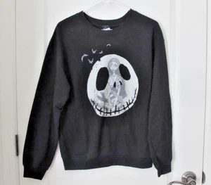 Sudadera Pesadilla Antes De Navidad Negra Med 7-9 Sally Jack Tim Burton Disney - Imagen 1 de 7