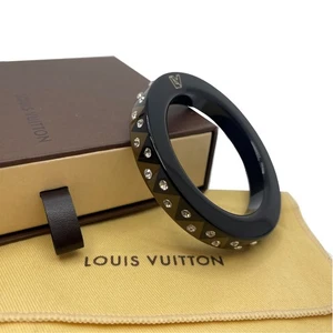 Auth LOUIS VUITTON Brasle Magnetic Rhinestones Bracelet M66411 Resin #36636997 - Picture 1 of 10