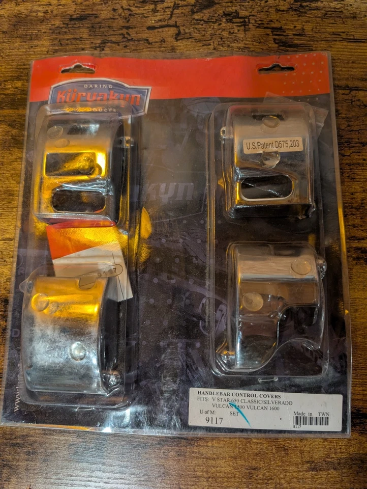 Kuryakyn 9117 Chrome Handle Bar Control Covers Fits 1998-2008 Yamaha VStar 650 - Image 1 of 4