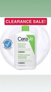 CeraVe Hydrating Cleanser 473ml 16oz Daily Face Body Wash For Normal To Dry Skin - Picture 1 of 5