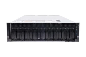 Server Dell R940 24x2.5" 4xGold6140 64GB RAM 2x960GB SSD H730P iDRAC9 Rails - Picture 1 of 7