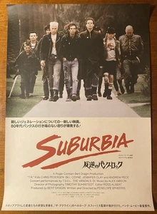 SUBURBIA s/t 1983 PUNK Film JAPAN Filmposter Floh T.S.O.L.  Spheeris VANDALEN - Bild 1 von 2