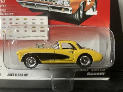 1957 Chevy Corvette Gasser 1:64 Scale Diecast By Johnny Lightning - Image 1 of 4