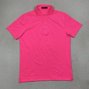 G/FORE Poloshirt Herren Medium Rosa Gestreift Kurzarm Golf Stretch - Bild 1 von 10