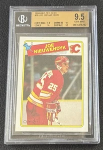 1988-89 O-Pee-Chee OPC #16 Joe NIEUWENDYK BGS 9.5 Rookie RC! Sottogradi alti - Foto 1 di 2
