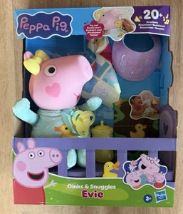 Peppa Pig BABY EVIE Oinks And Snuggles Interactive Doll 20+ Sounds - Brand New! - Picture 1 of 2