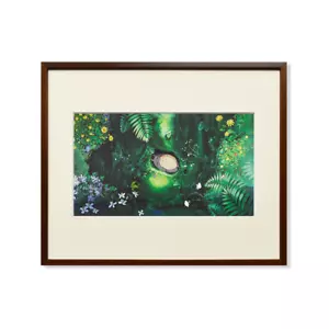 Ghibli Museum ARTE DI GHIBLI Il mio vicino Totoro Art Frame Giappone 2024 PSL Nuovo - Foto 1 di 8