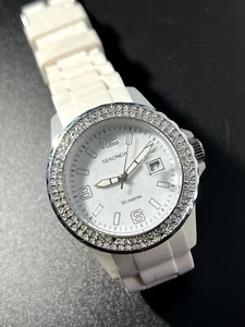 Sekonda Stone Set White Silicone Ladies Watch - Picture 1 of 5