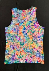 *New* Handmade, Men's, Fiesta Cruncht Crinkle, Tie Dye Tank Top, All Sizes - Picture 1 of 1