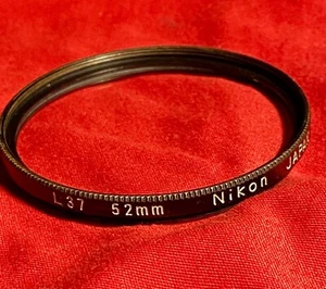 Nikon L37 52mm UV Filter (Japan) - Picture 1 of 5