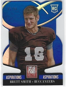 2014 ELITE BRETT SMITH ASPIRATIONS DIE-CUT RC #113 TAMPA BAY BUCCANEERS 63/84 - Picture 1 of 2