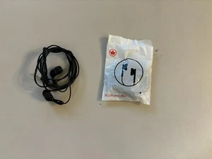 Air Canada  Earphones Headphones Travel Listening Music Used - Picture 1 of 1