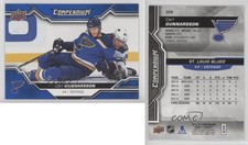 2018-19 Upper Deck Compendium Blue Carl Gunnarsson #329