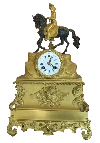 Ormolu clock by Japy Freres Emperor Napoleon Empire XIXth capitulation of Ulm Cover
