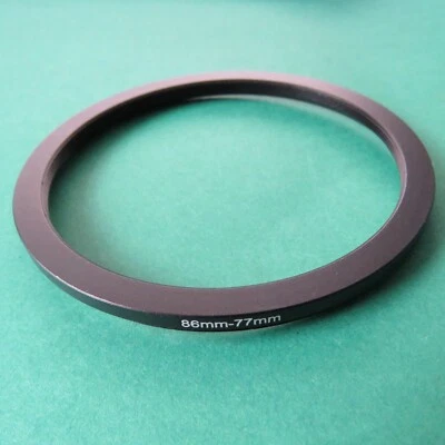 86mm-77mm Stepping Step Down Male-Female Lens Filter Ring Adapter 86mm-77mm - Image 1 of 2