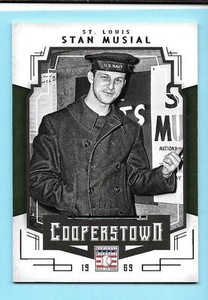 2015 Panini Cooperstown Green  #88 Stan Musial Cardinals 01/10