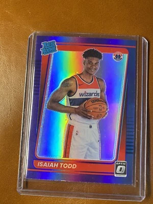 2022 Donruss Optic Purple Rated Rookie Isaiah Todd Washington Wizards - Image 1 of 2