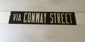 Liverpool Birkenhead Vintage Leinenbus Jalousie 29 Zoll - Via Conway Street - Bild 1 von 1