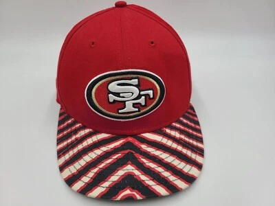 Boné Snapback Masculino NFL Futebol Vermelho San Francisco 49ers New Era 9Fifty Zubaz - Imagem 1 de 4