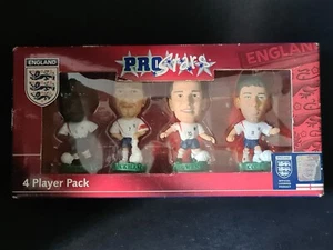 Paquete de 4 figuras Corinthian ProStars England 2006 (selladas) David Beckham Owen Cole - Imagen 1 de 9