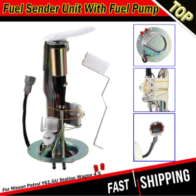 Fuel Sender Unit With Fuel Pump for Nissan Patrol Y61 GU 4.5L 1997 98 99 2000 01 - image 1 of 4