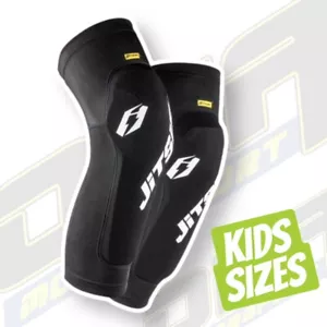 JITSIE Dynamik KIDS Trials Motorbike Cycle Riding Knee Guards Protectors - LONG - Picture 1 of 1