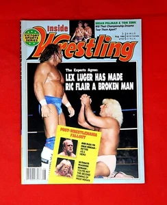 August 1990 Victory Sports Series Wrestling, Luger, Flair, Hogan, Warrior - Imagen 1 de 4