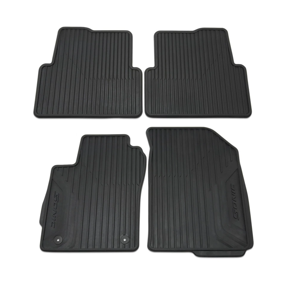 Alfombrillas delanteras y traseras Chevrolet Sonic 2014-2020 para todo tipo de clima 42556016 OEM GM  Foto 1 de 1