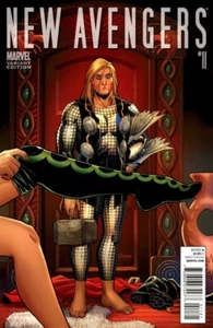 New Avengers (2010) #11 VF Amanda Conner Thor Goes Hollywood Variant Cover - Picture 1 of 1