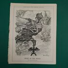 7x10" punch cartoon 1905 SPORT OF THE WINDS imperial weather vane