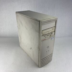 Vintage Compaq Prosignia 350 Desktop Intel Pentium 3 500MHz 384MB RAM No HDD/OS